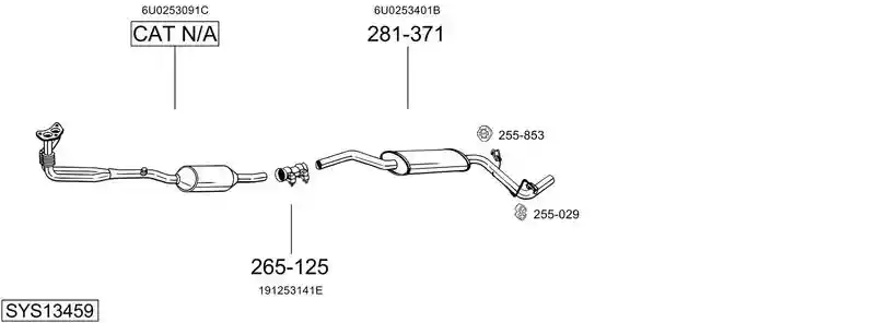 BOSAL SYS13459