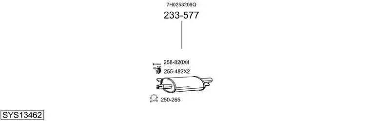 BOSAL SYS13462