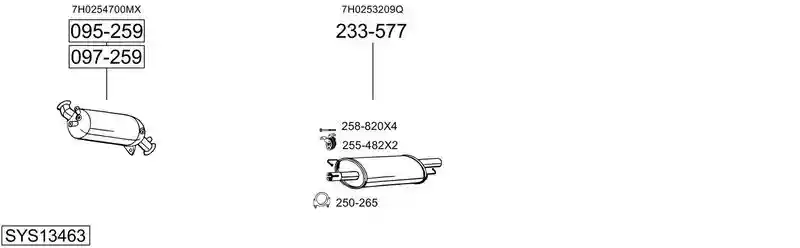 BOSAL SYS13463