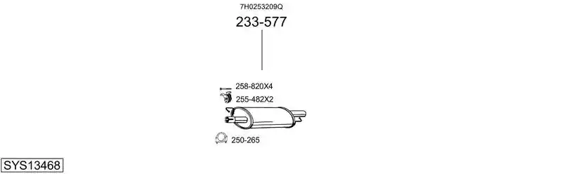 BOSAL SYS13468