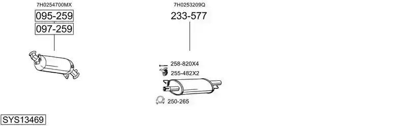BOSAL SYS13469