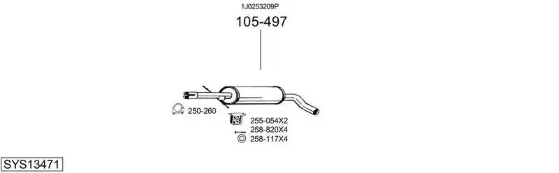 BOSAL SYS13471