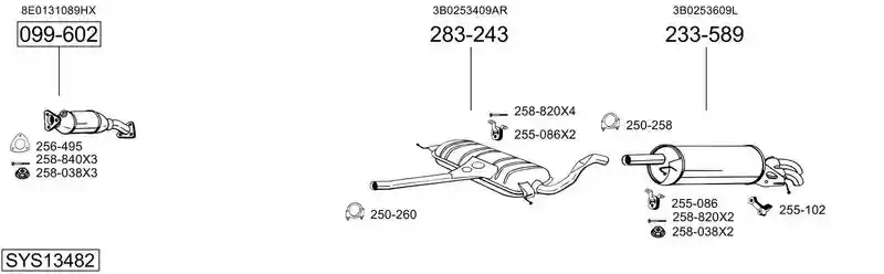 BOSAL SYS13482