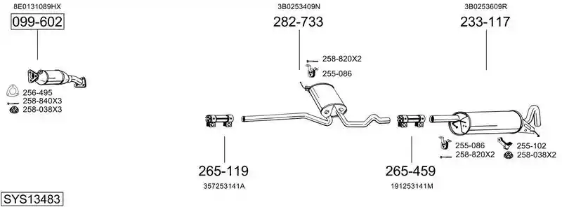 BOSAL SYS13483