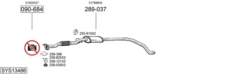 BOSAL SYS13486
