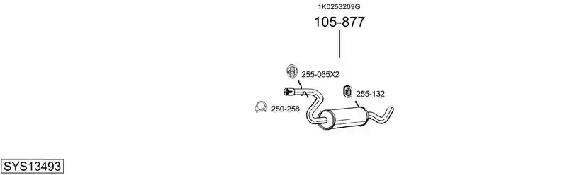 BOSAL SYS13493