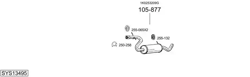 BOSAL SYS13495