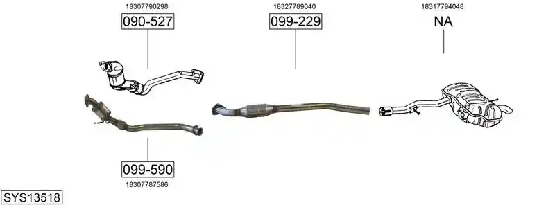 BOSAL SYS13518