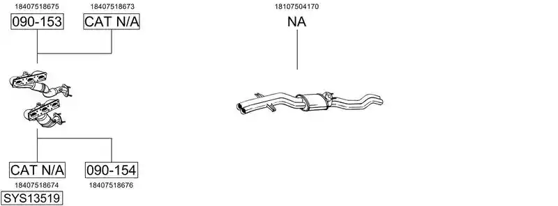 BOSAL SYS13519