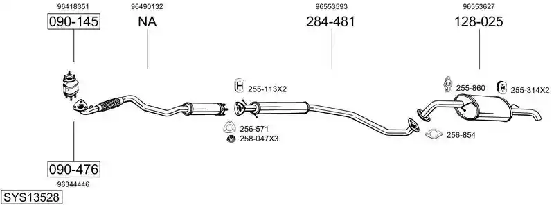 BOSAL SYS13528