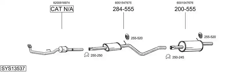BOSAL SYS13537