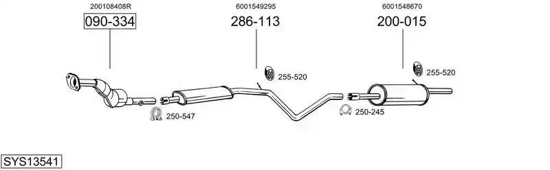 BOSAL SYS13541