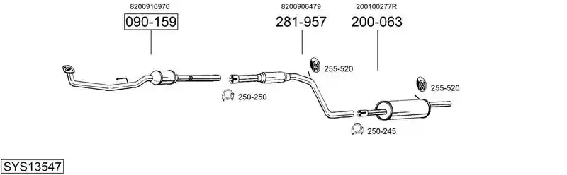 BOSAL SYS13547