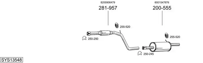 BOSAL SYS13548