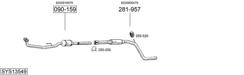 BOSAL SYS13549