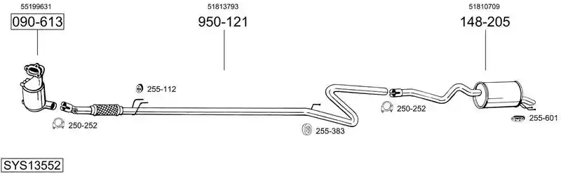 BOSAL SYS13552