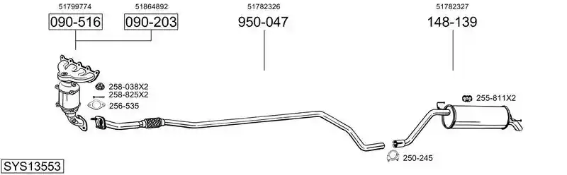 BOSAL SYS13553