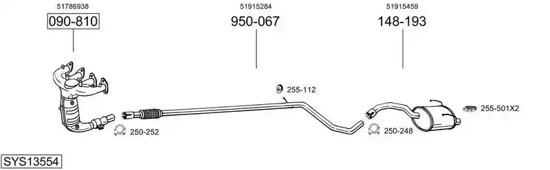 BOSAL SYS13554