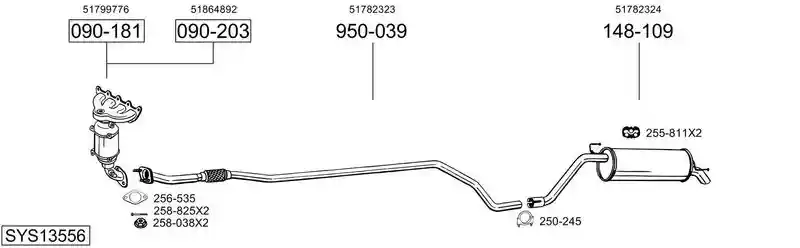 BOSAL SYS13556