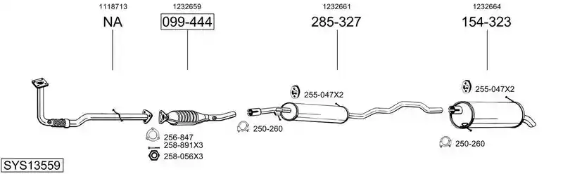 BOSAL SYS13559