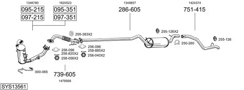 BOSAL SYS13561