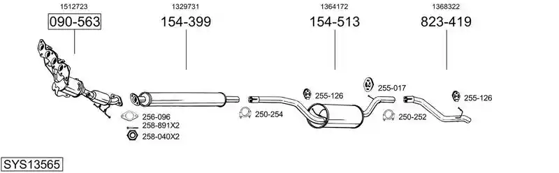 BOSAL SYS13565