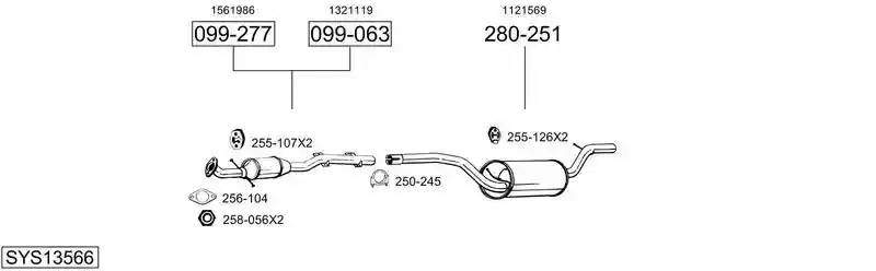 BOSAL SYS13566