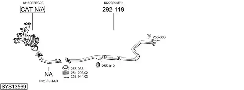 BOSAL SYS13569