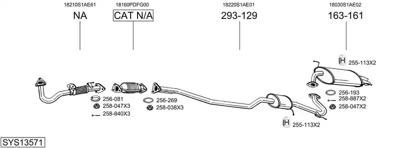 BOSAL SYS13571