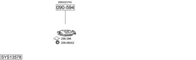 BOSAL SYS13578