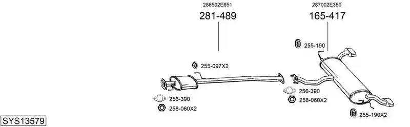 BOSAL SYS13579