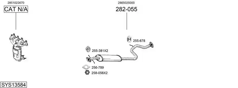 BOSAL SYS13584