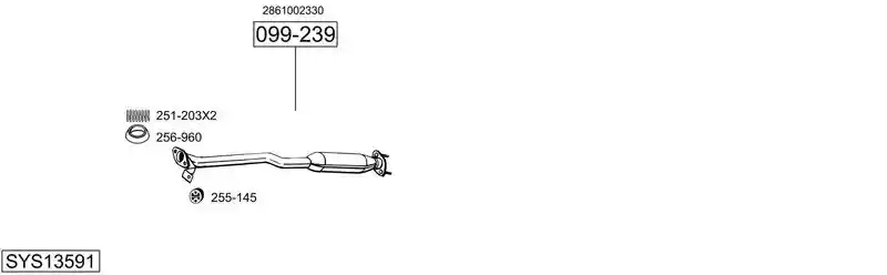 BOSAL SYS13591