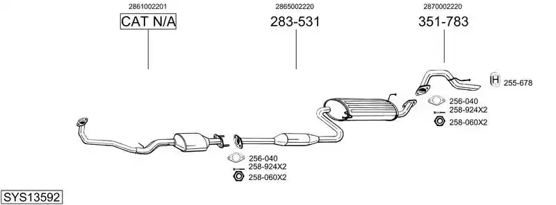 BOSAL SYS13592