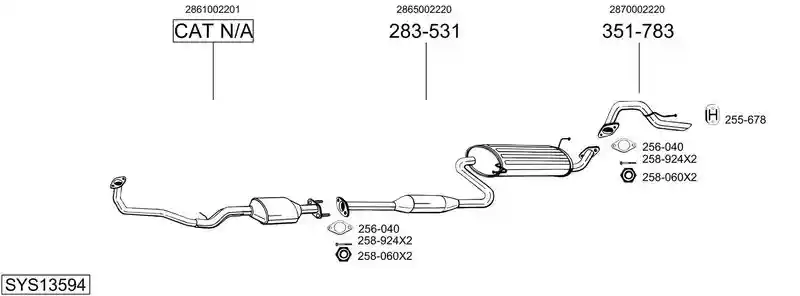 BOSAL SYS13594