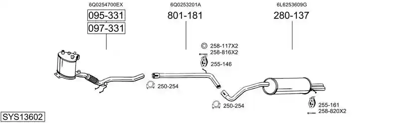 BOSAL SYS13602