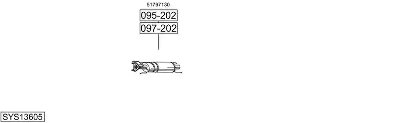 BOSAL SYS13605