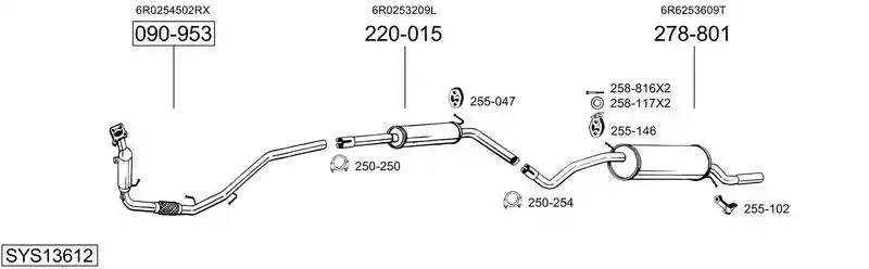BOSAL SYS13612
