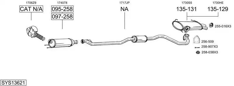 BOSAL SYS13621