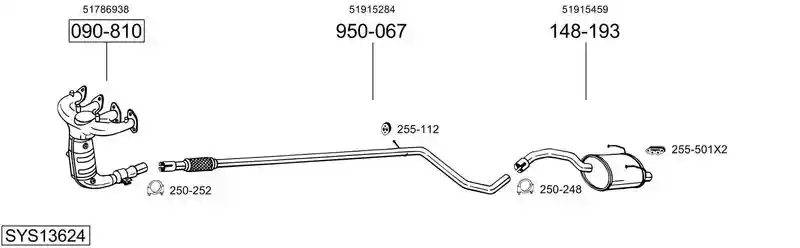 BOSAL SYS13624