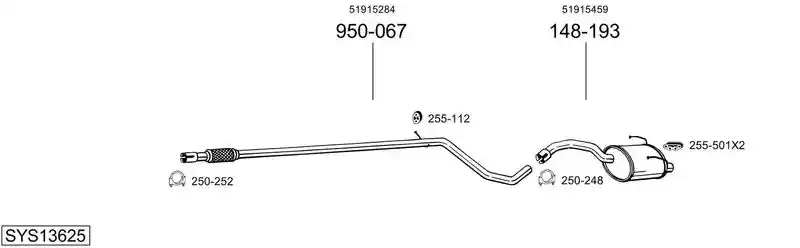 BOSAL SYS13625