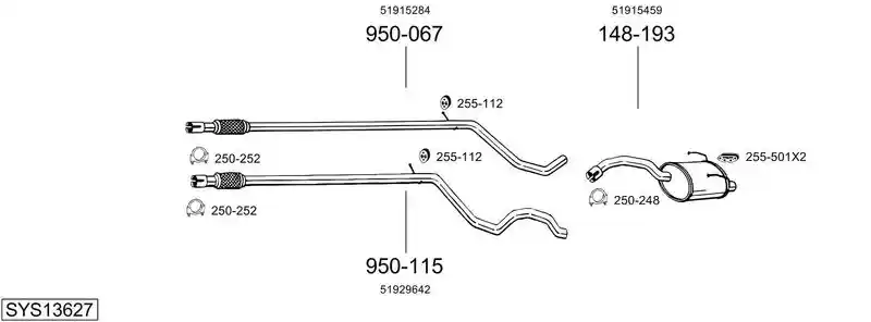 BOSAL SYS13627