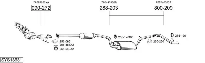 BOSAL SYS13631