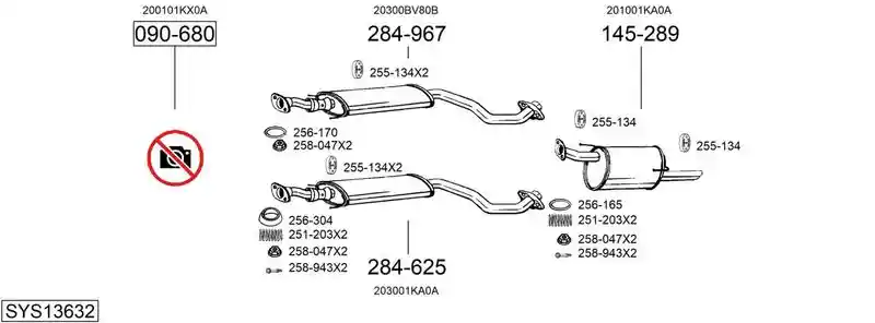 BOSAL SYS13632