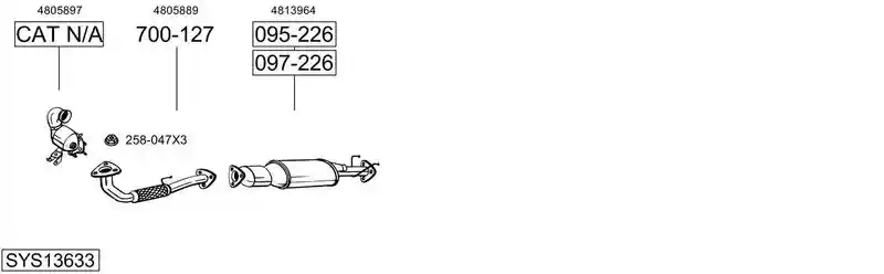 BOSAL SYS13633