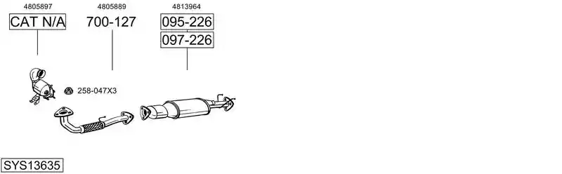 BOSAL SYS13635
