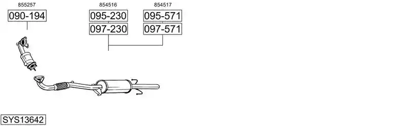 BOSAL SYS13642
