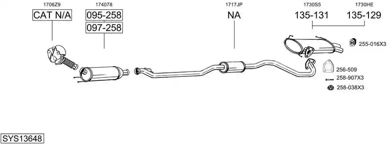 BOSAL SYS13648