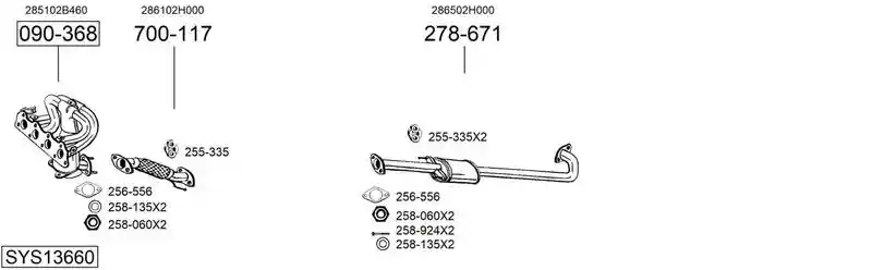 BOSAL SYS13660