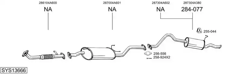 BOSAL SYS13666